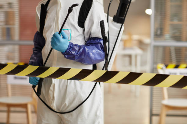 Professional Biohazard Cleanup technician working in Booneville, AR